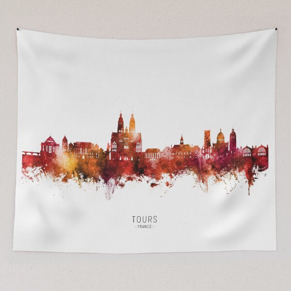 Artikelvorschau, Touren Frankreich Skyline entworfen und verkauft von ArtPrints.