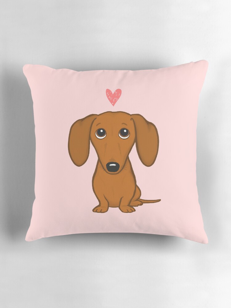 Dachshund Heart Pillow Dachshund Heart Pillow