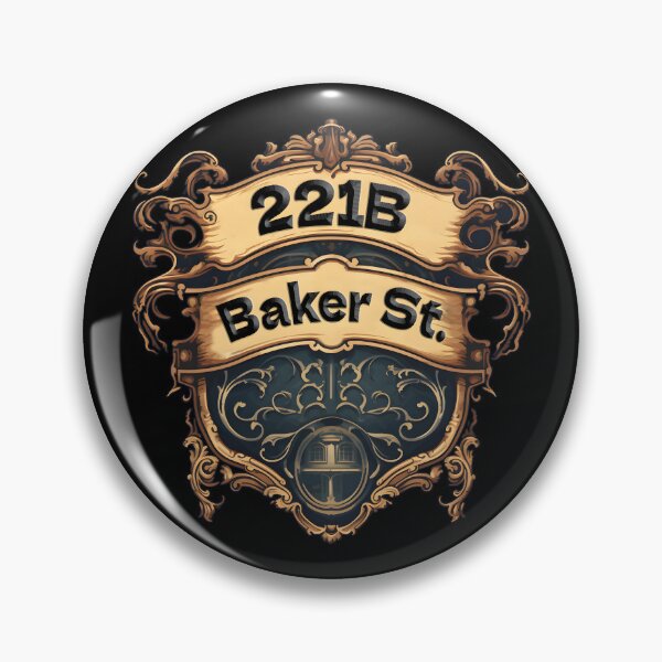Item preview, Sherlock Holmes - 221B Baker Street Seal designed and sold by Lugonbe.