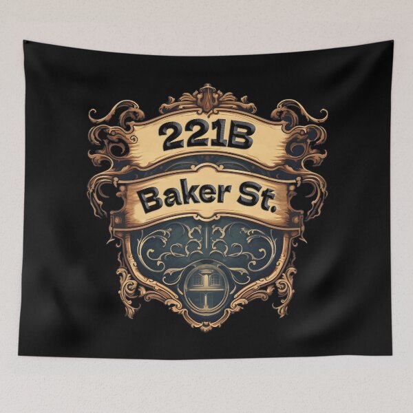 Item preview, Sherlock Holmes - 221B Baker Street Seal designed and sold by Lugonbe.