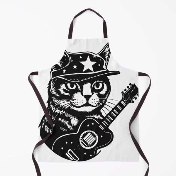 Item preview, guitarist cat designed and sold by virusRojo.