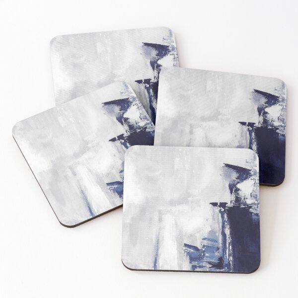 Item preview, blue grey abstract designed and sold by ElaSzczepaniak.