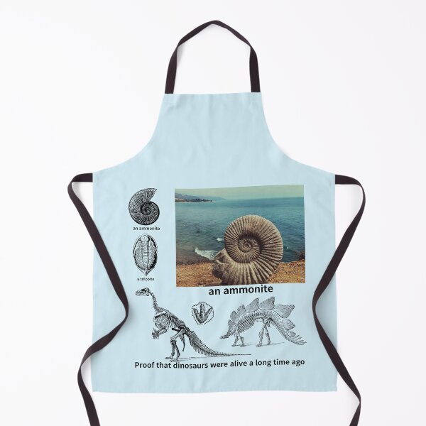 Item preview, fossil, Proof that dinosaurs were alive a long time ago, dinosaur, an ammonite, a trilobite designed and sold by zzzozzo.