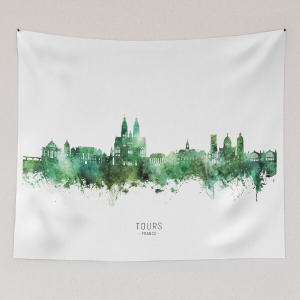 Artikelvorschau, Touren Frankreich Skyline entworfen und verkauft von ArtPrints.