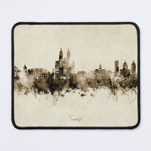 Item preview, Tours France Skyline designed and sold by ArtPrints.