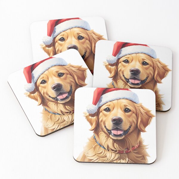 Item preview, Golden Jingle Bells: Santa Paws is Coming!" designed and sold by Thinglish Lifestyle.