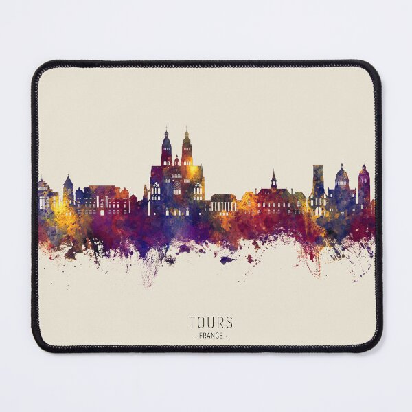 Item preview, Tours France Skyline designed and sold by ArtPrints.