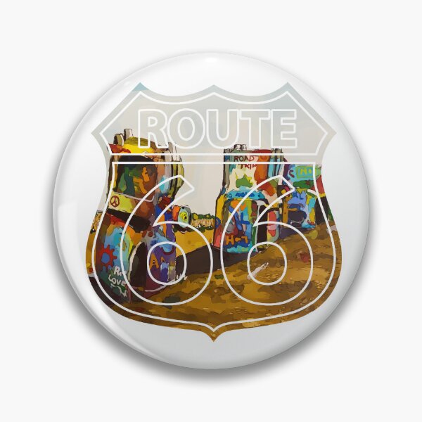 Item preview, Old cars buried in the dirt at Cadillac Ranch along old U.S. Route 66 - WelshDesigns designed and sold by welshdesigns.
