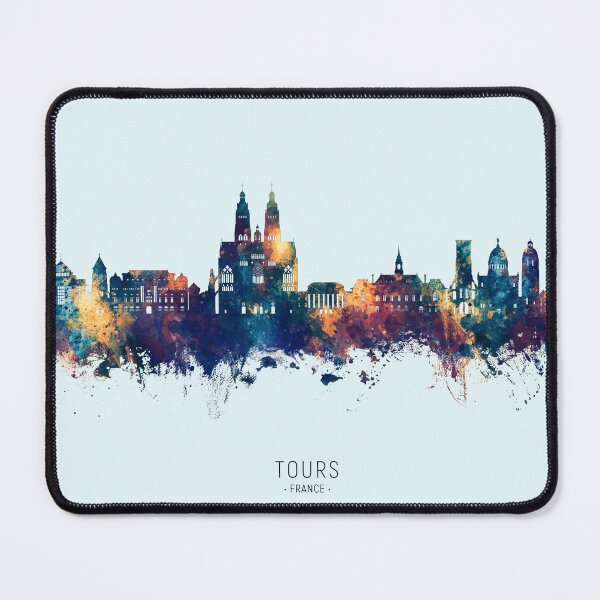 Item preview, Tours France Skyline designed and sold by ArtPrints.