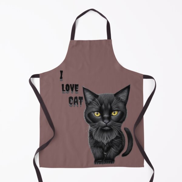 Item preview, Black cat with i love cat Essential T-Shirt   designed and sold by ancient art ⭐⭐⭐⭐⭐.