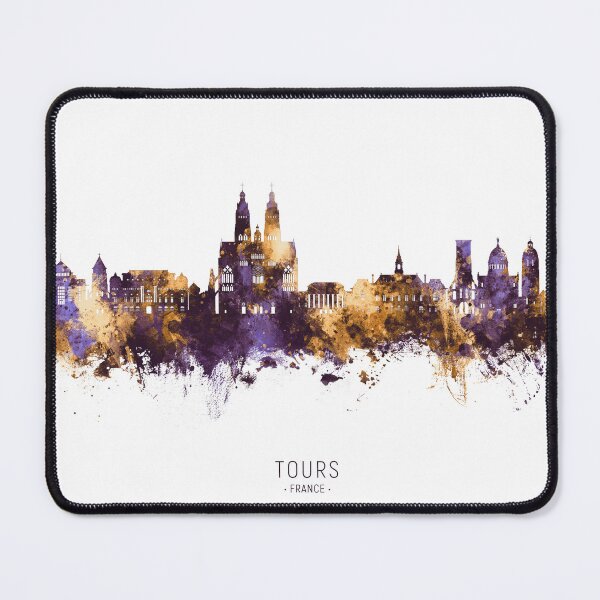 Item preview, Tours France Skyline designed and sold by ArtPrints.