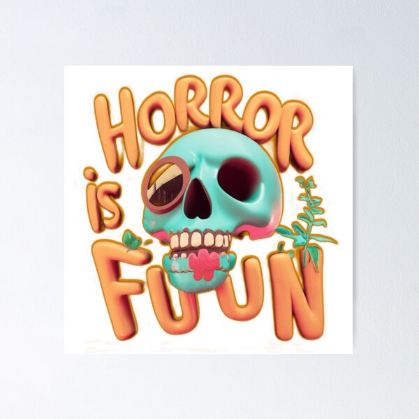 Item preview, Horror is fun designed and sold by ashrafbouomri.