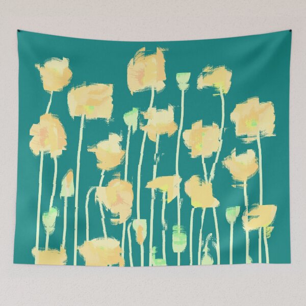 Item preview, Abstract poppy flowers designed and sold by MKBL.