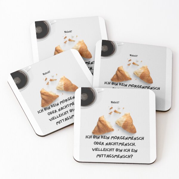 Item preview, Ich bin kein Morgenmensch oder Nachtmensch. Vielleicht bin ich ein Mittagsmensch? designed and sold by KrafterMumford.