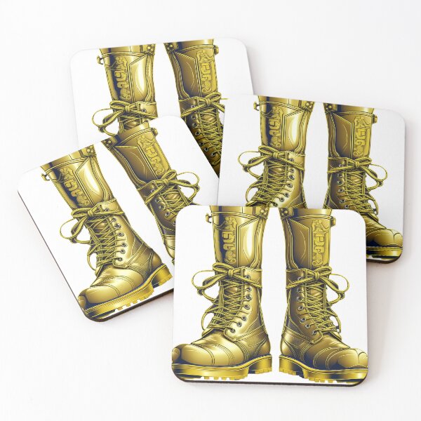 Item preview, botas doradas designed and sold by AbstractBEE.