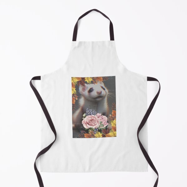 Item preview, Ferret and roses designed and sold by DooksofEarl.