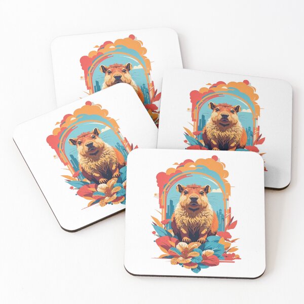 Item preview,  capybara in the city designed and sold by Karaz's Animal Kingdom.