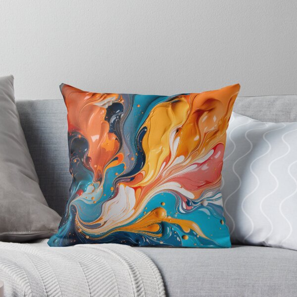 Item preview, Paint Splatter, Acrylic art, abstract epoxy designed and sold by flying-hellfish.