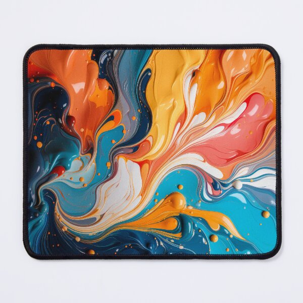 Item preview, Paint Splatter, Acrylic art, abstract epoxy designed and sold by flying-hellfish.