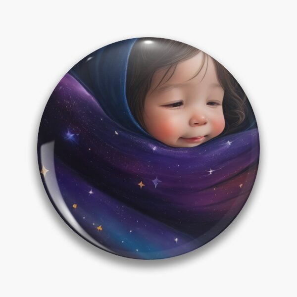 Item preview, Good Night 04 girl, space, cute, cartoon, galaxy, sleep, kids designed and sold by Cyber Kids.