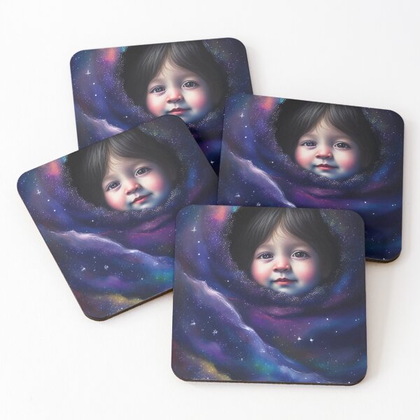 Item preview, Good Night 08 girl, space, cute, cartoon, galaxy, sleep, kids designed and sold by Cyber Kids.