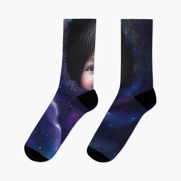 Item preview, Good Night 08 girl, space, cute, cartoon, galaxy, sleep, kids designed and sold by Cyber Kids.