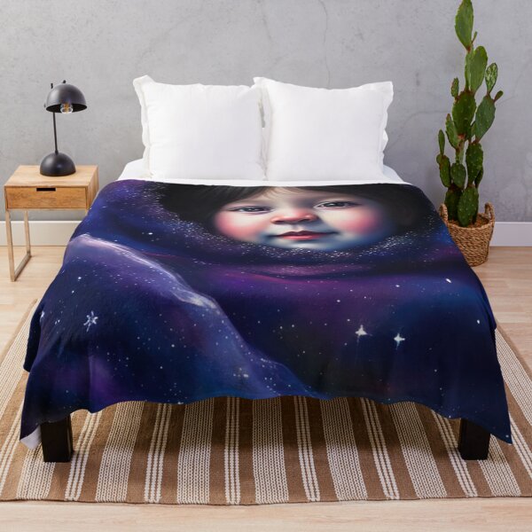 Item preview, Good Night 08 girl, space, cute, cartoon, galaxy, sleep, kids designed and sold by Cyber Kids.