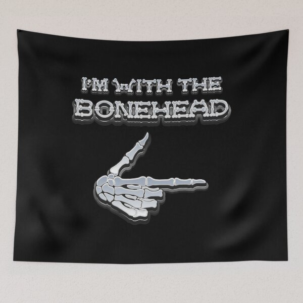 Item preview, I'm With The Bonehead - Lazy Halloween Costume designed and sold by Whimsical  Thinker.
