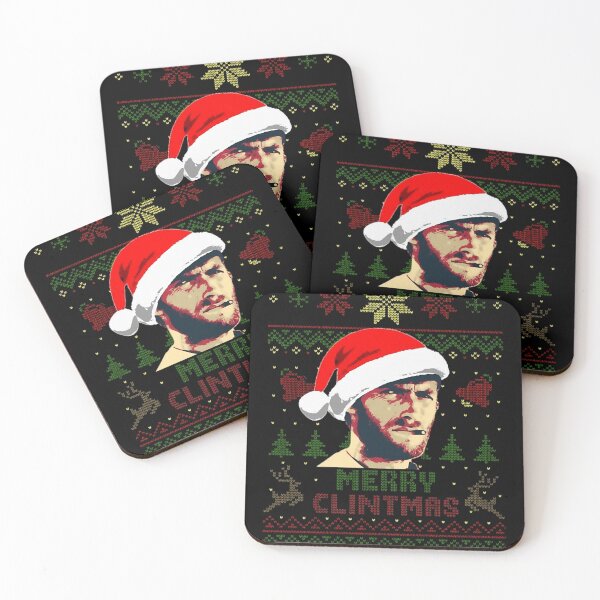 Item preview, Clint actor Eastwood Merry Clintmas  (1) designed and sold by TimeFarmerSt.