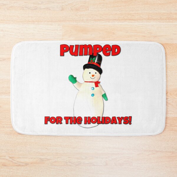 Item preview, Pumped for Christmas Holidays, Snowman Inflatable, Funny Christmas designed and sold by BubbaCommerce.