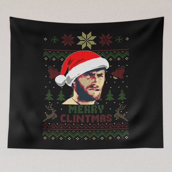 Item preview, Clint actor Eastwood Merry Clintmas  (1) designed and sold by TimeFarmerSt.