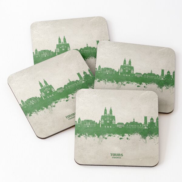Item preview, Tours Francia Skyline designed and sold by ArtPrints.