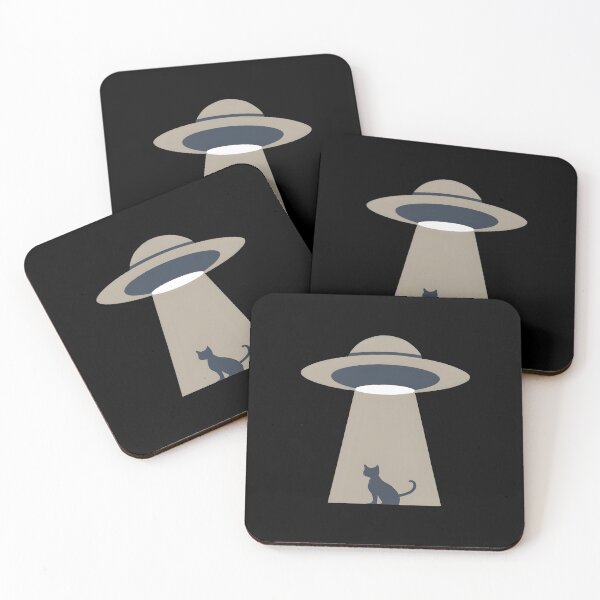Item preview, UFO steals a black cat designed and sold by ratchawoot.