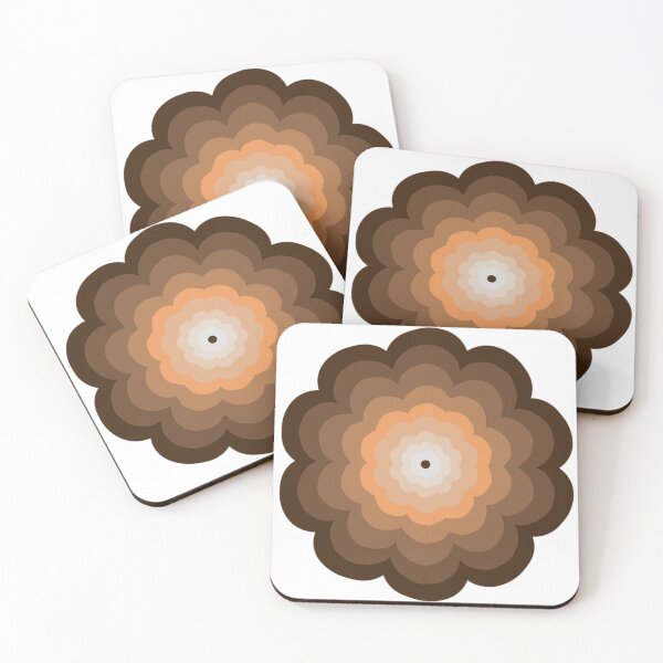 Item preview, Brown Pink flower designed and sold by Ana Gorozpe.