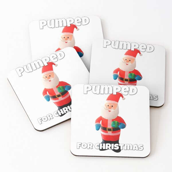 Item preview, Pumped and Excited for Christmas, Santa Claus Inflatable, Funny Christmas designed and sold by BubbaCommerce.