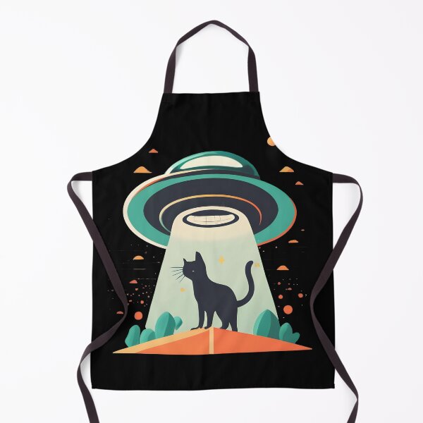 Item preview, UFO steals a black cat designed and sold by ratchawoot.