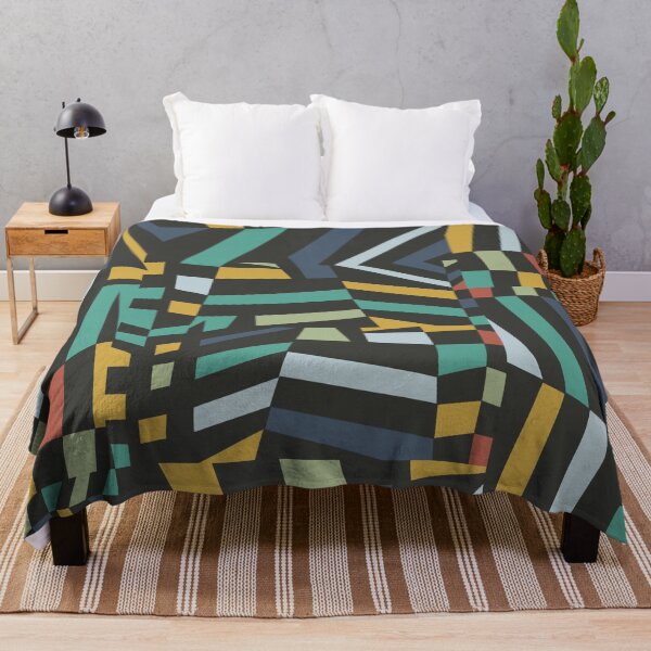 Item preview, razzle dazzle camouflage mid-century modern colors designed and sold by LP-agent.