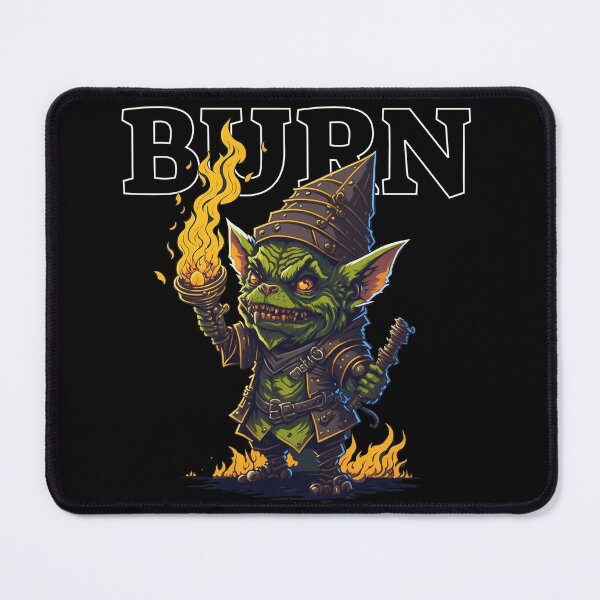 Item preview, Goblin with a burning torch designed and sold by Funny Vintage Stickers And T-Shirts.