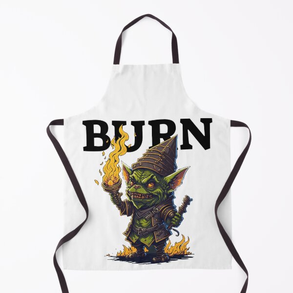 Item preview, Goblin with a burning torch designed and sold by Funny Vintage Stickers And T-Shirts.
