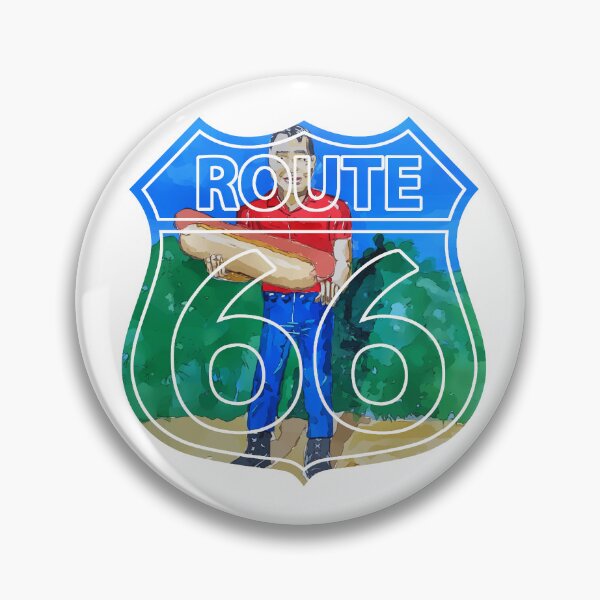 Item preview, Hotdog Man on Route 66 in Atlanta Illinois. Also know as Muffler Man- WelshDesigns designed and sold by welshdesigns.