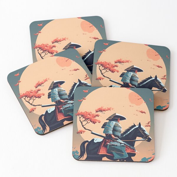 Item preview, Samurai on a horse artwork designed and sold by RB Graphics.