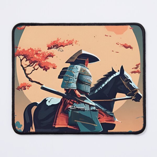 Item preview, Samurai on a horse artwork designed and sold by RB Graphics.