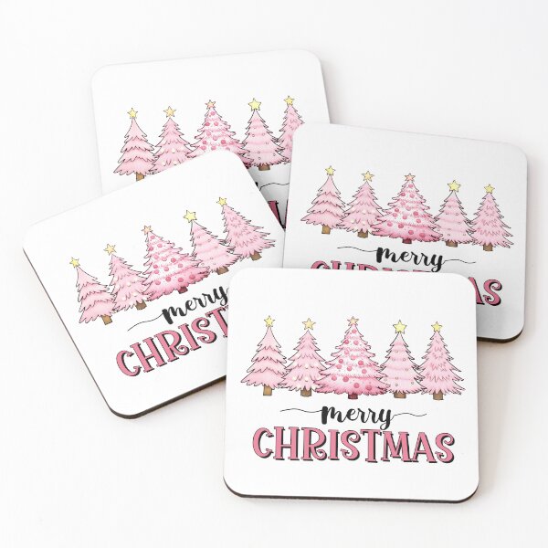 Item preview, Pink Merry Christmas Tree Stars designed and sold by TuckerLogan.