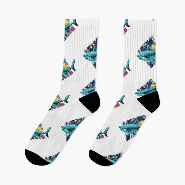 Item preview, Large whale shark. Shark on the waves. designed and sold by Anastasiia Yurevych.