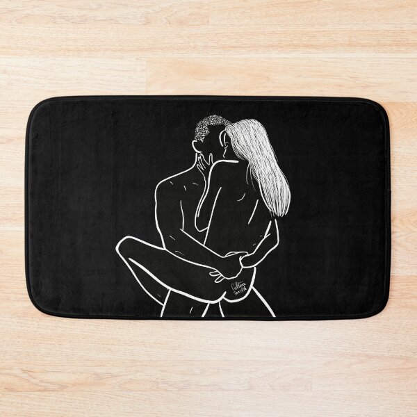Item preview, naked couple hug designed and sold by Culturesensible.