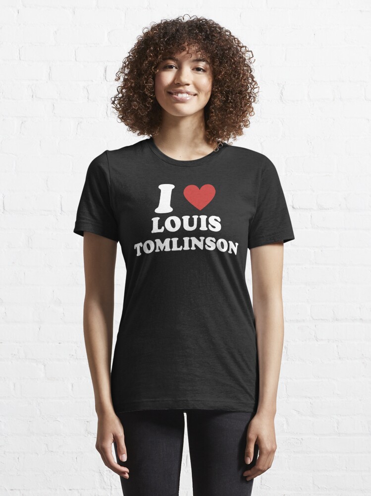 Dead Fresh I Love Louis (I *Heart* Louis) - Louis Tomlinson T-Shirt, M  Black : : Fashion