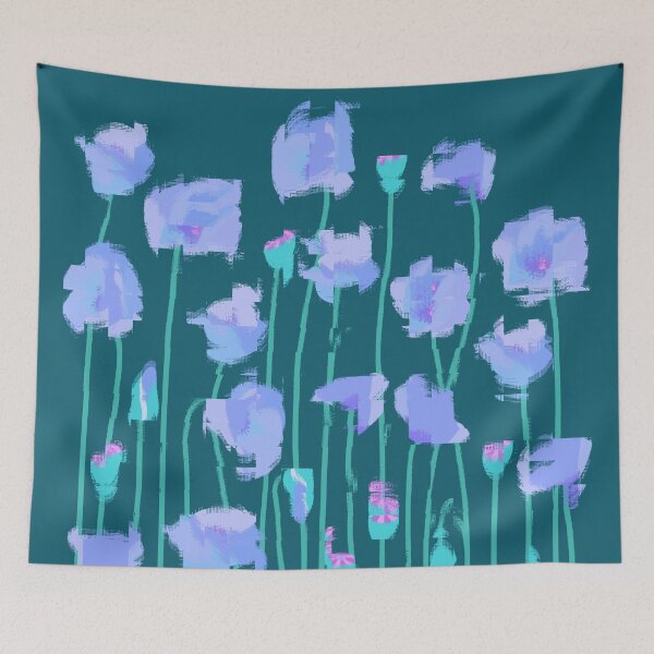Item preview, Scattered Abstract Poppies designed and sold by MKBL.