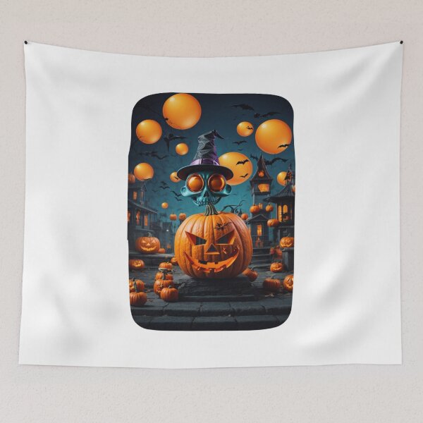 Item preview, Skeleton Pumpkin designed and sold by Imaginaria Inkworks.