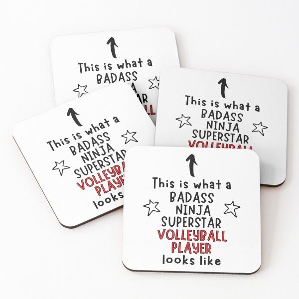Item preview, This is what a Badass, Ninja, Superstar, Volleyball player looks like designed and sold by TheGreenGoat.