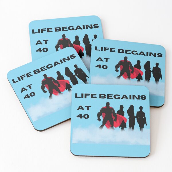 Item preview, Life begins at 40 designed and sold by CatLoverZZZZ.